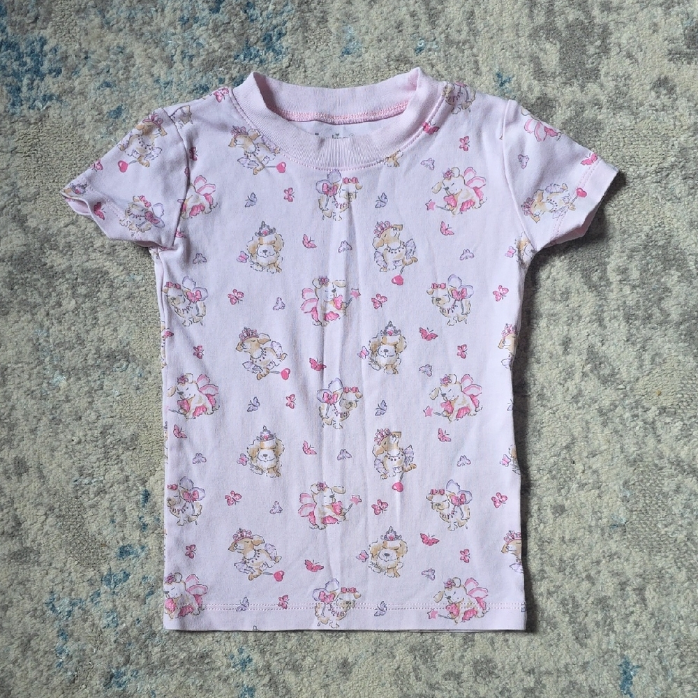 Kissy Kissy Toddler 4 Princess Puppy Shirt 100% Pima Cotton